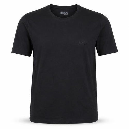 Hugo Boss Men's Black Cotton Crew Neck Short Sleeve T-Shirt M