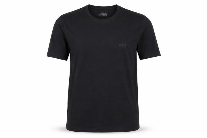 Hugo Boss Men's Black Cotton Crew Neck Short Sleeve T-Shirt M