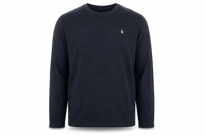 Jack Wills Men's Navy Cotton Long Sleeve Crew Neck Casual Top Size S