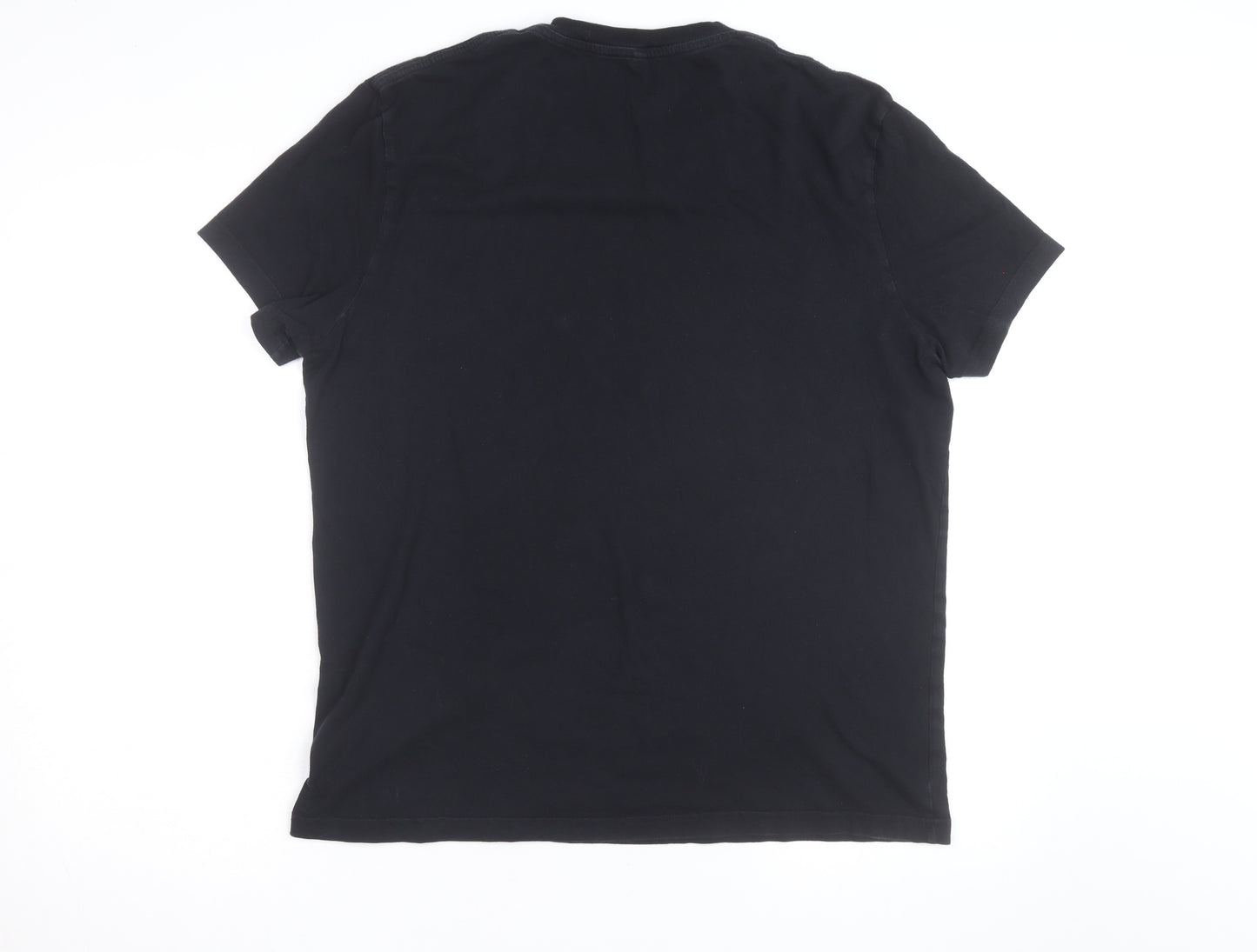 Jack Wills Men's Black XL Cotton Crew Neck Logo T-Shirt