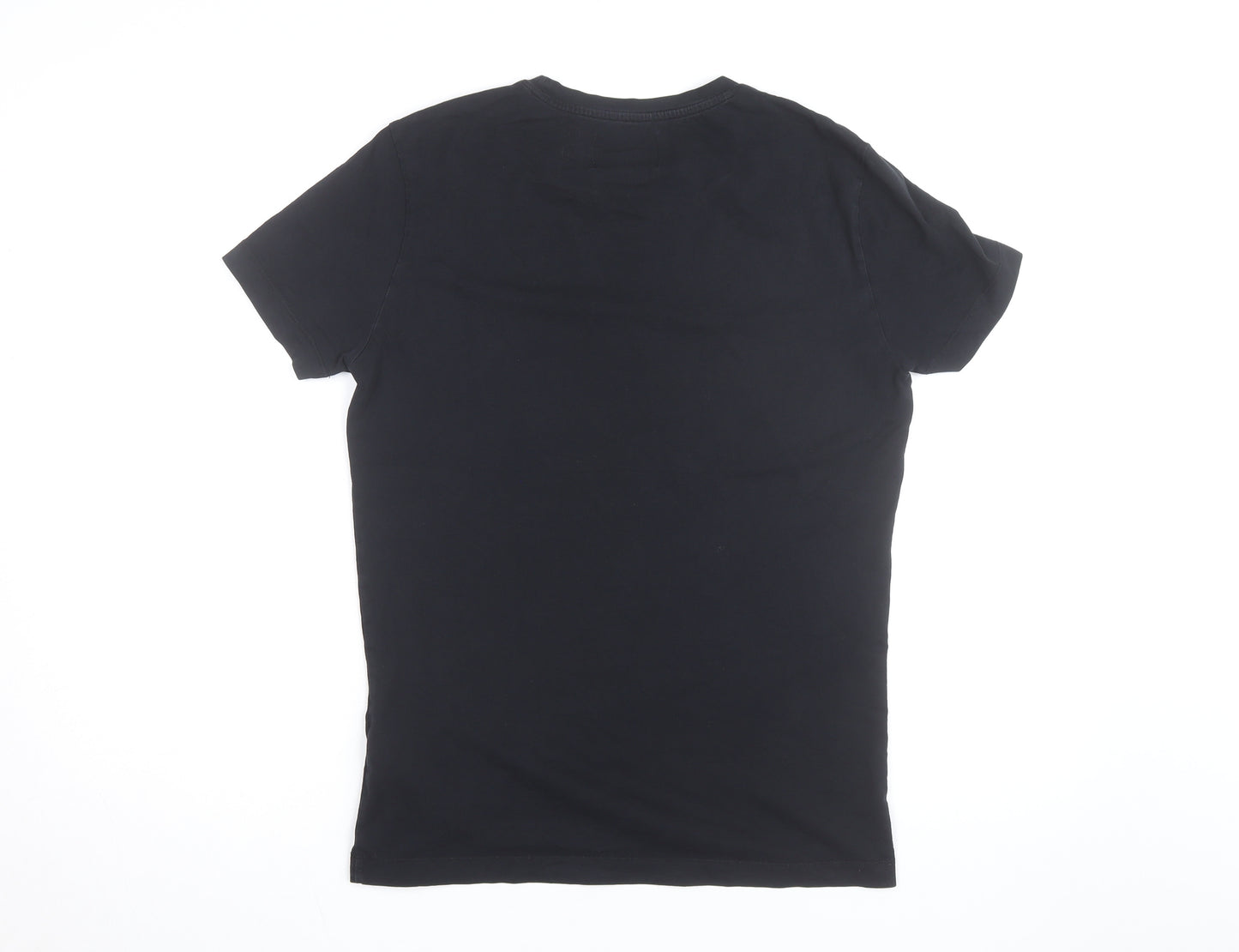 Calvin Klein Jeans Men's Black Logo Cotton T-Shirt Size M
