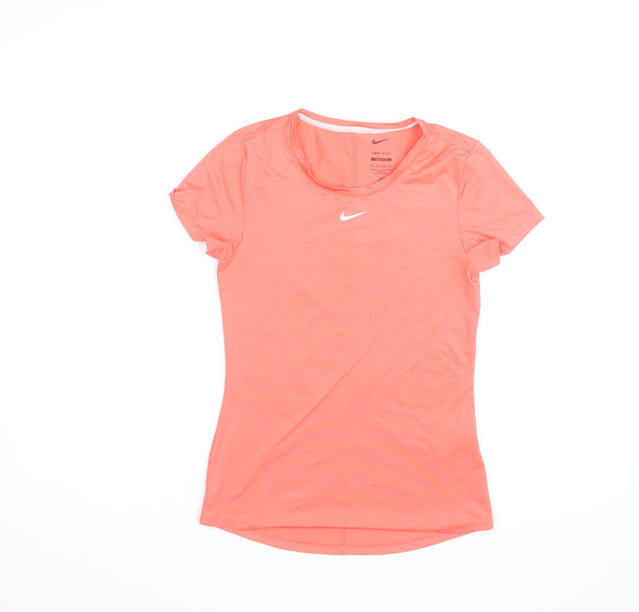 Nike Women’s Pink Dri-Fit Slim Fit Active T-Shirt XS