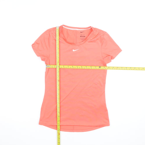 Nike Women’s Pink Dri-Fit Slim Fit Active T-Shirt XS