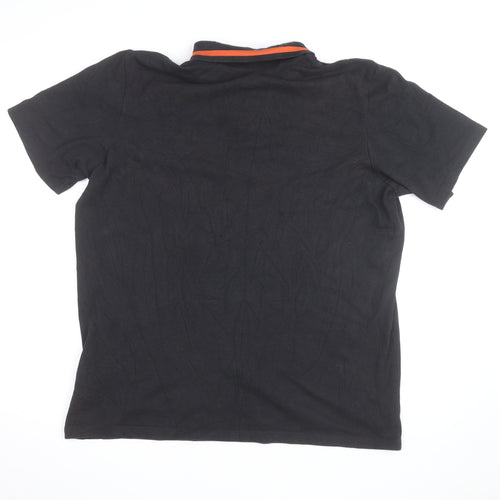 Adidas Men’s Black Euro 2020 Polo Shirt XL Short Sleeve Cotton