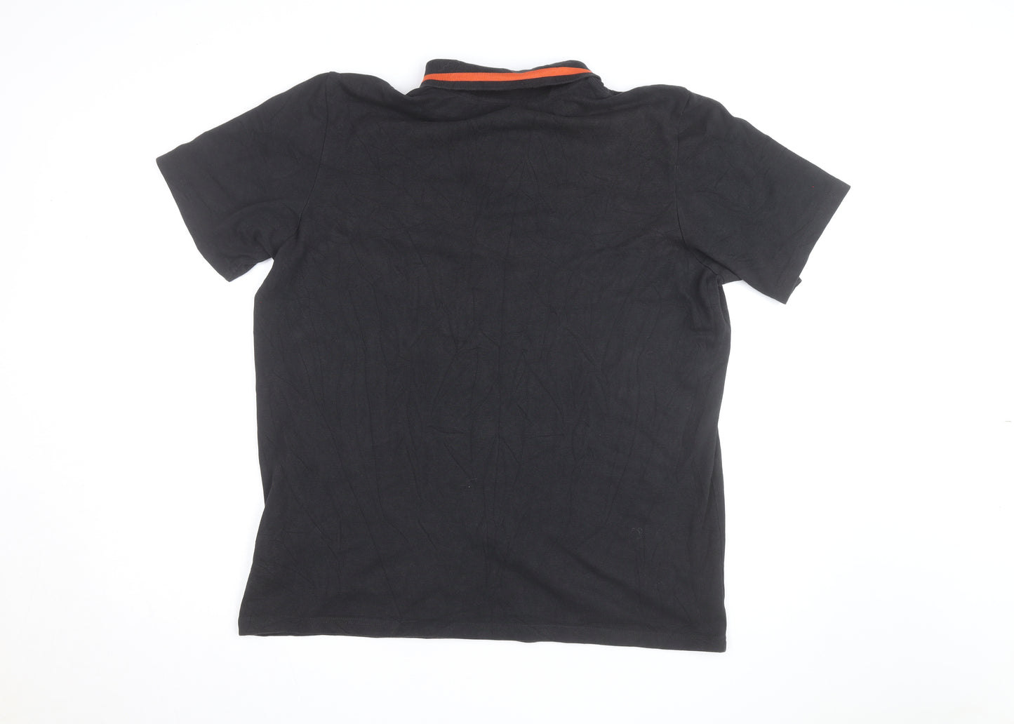 Adidas Men’s Black Euro 2020 Polo Shirt XL Short Sleeve Cotton