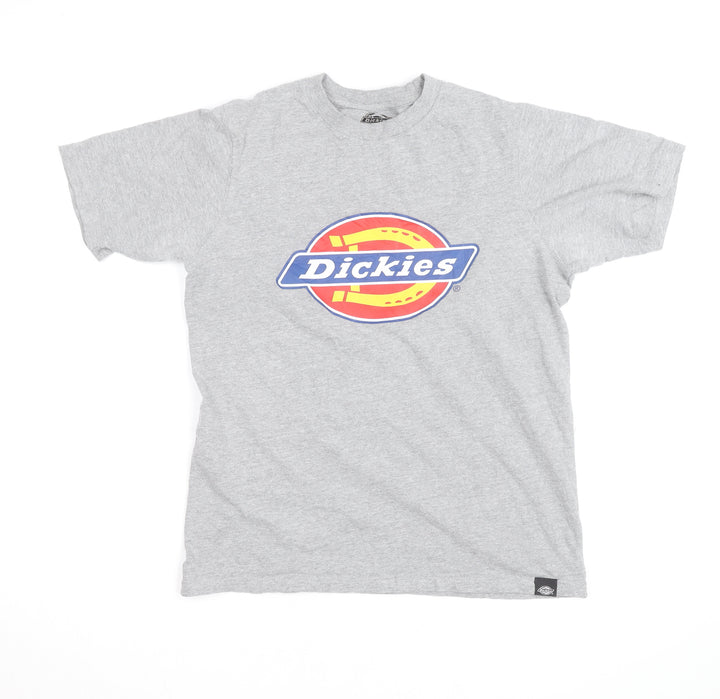 Dickies Men's Grey XS Logo Cotton Crew Neck Short Sleeve T-Shirt