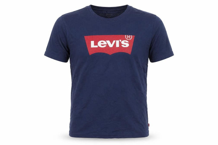 Levi's Men's Blue Graphic Logo Crew Neck T-Shirt Size M