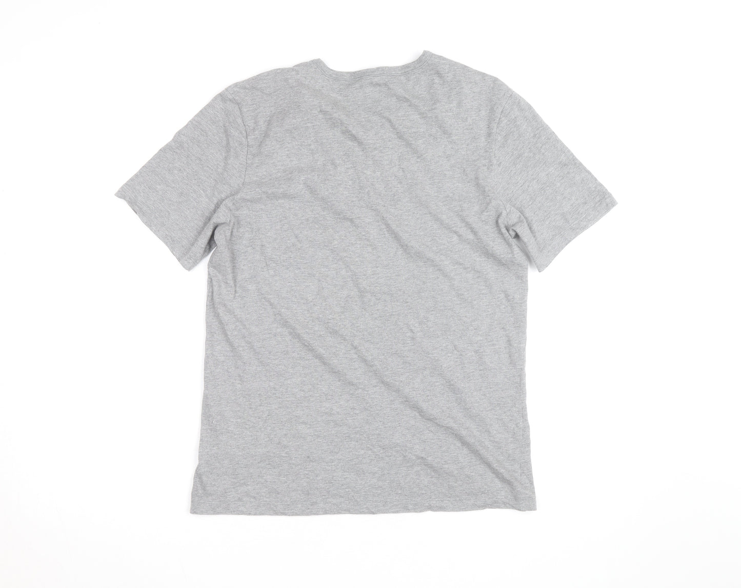Hugo Boss Men's Grey Crew Neck Cotton T-Shirt Size M Classic Fit