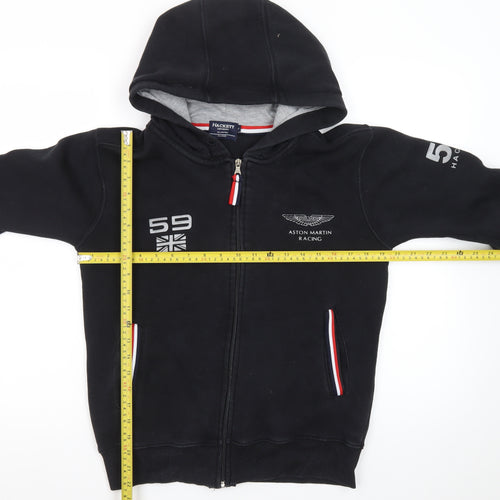 Hackett Men's Black XL Full Zip Aston Martin Racing Hoodie