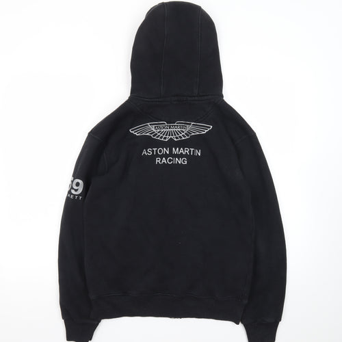 Hackett Men's Black XL Full Zip Aston Martin Racing Hoodie