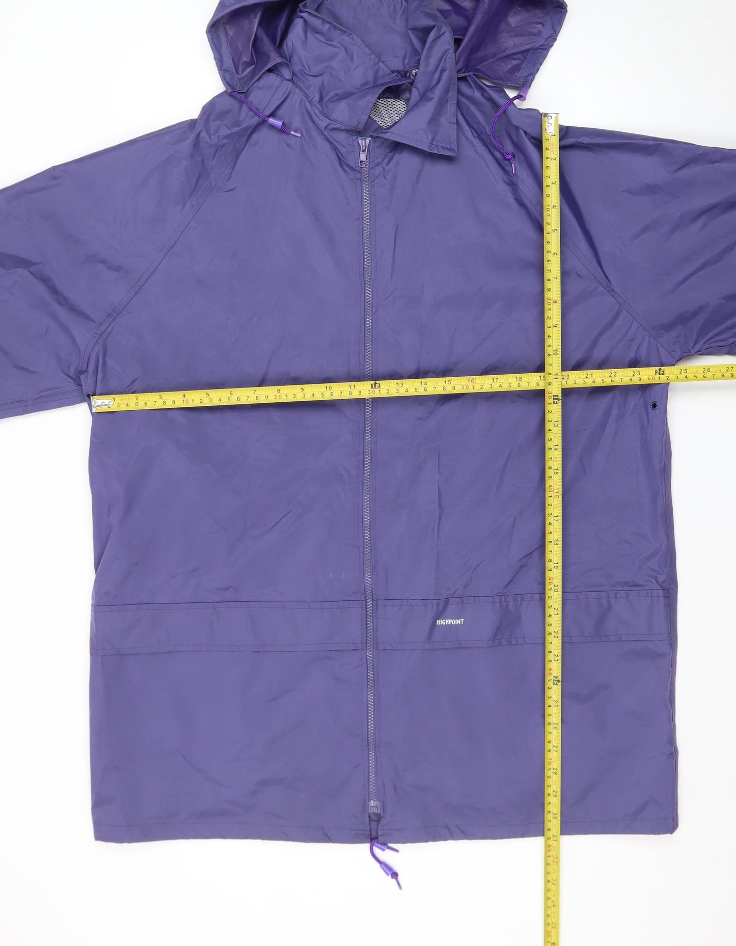 High Point Women’s Purple XL Waterproof Hooded Rain Coat