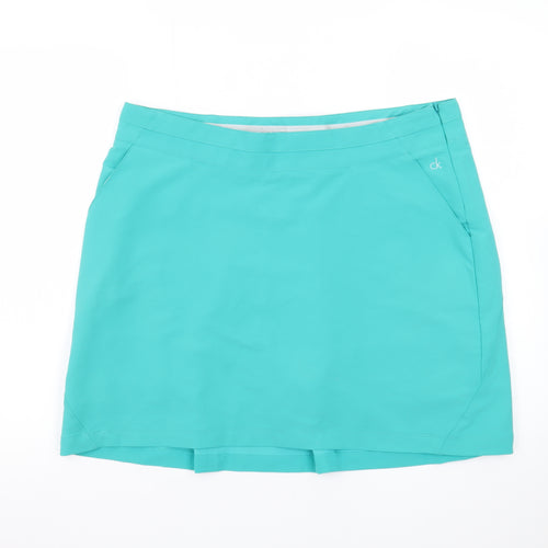 Calvin Klein Golf Womens Blue Skort Size 16 Stretch Classic Fit