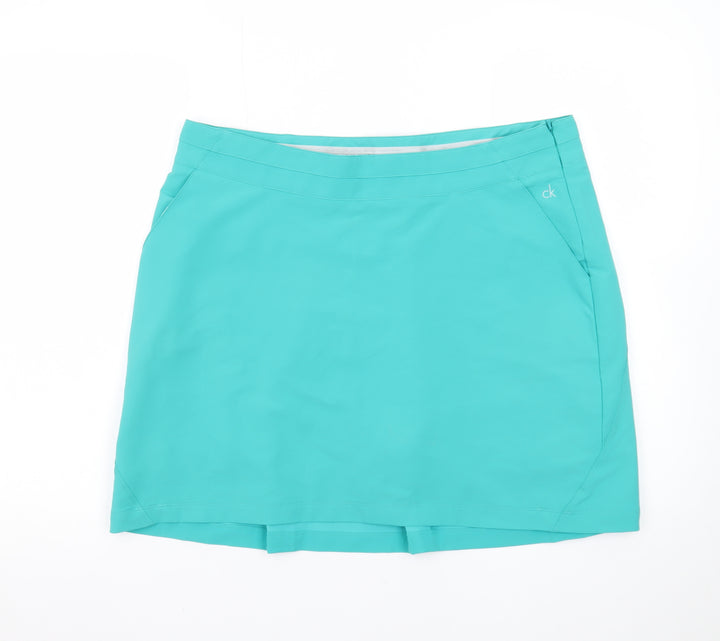 Calvin Klein Golf Womens Blue Skort Size 16 Stretch Classic Fit