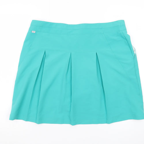 Calvin Klein Golf Womens Blue Skort Size 16 Stretch Classic Fit