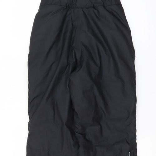 Wedze Teens Black Snow Pants Size 14 Waterproof Insulated Ski Trousers
