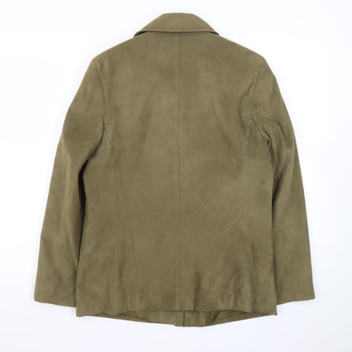 Gelco Womens Green Size 10 Mid-Length Lined Polyester Jacket