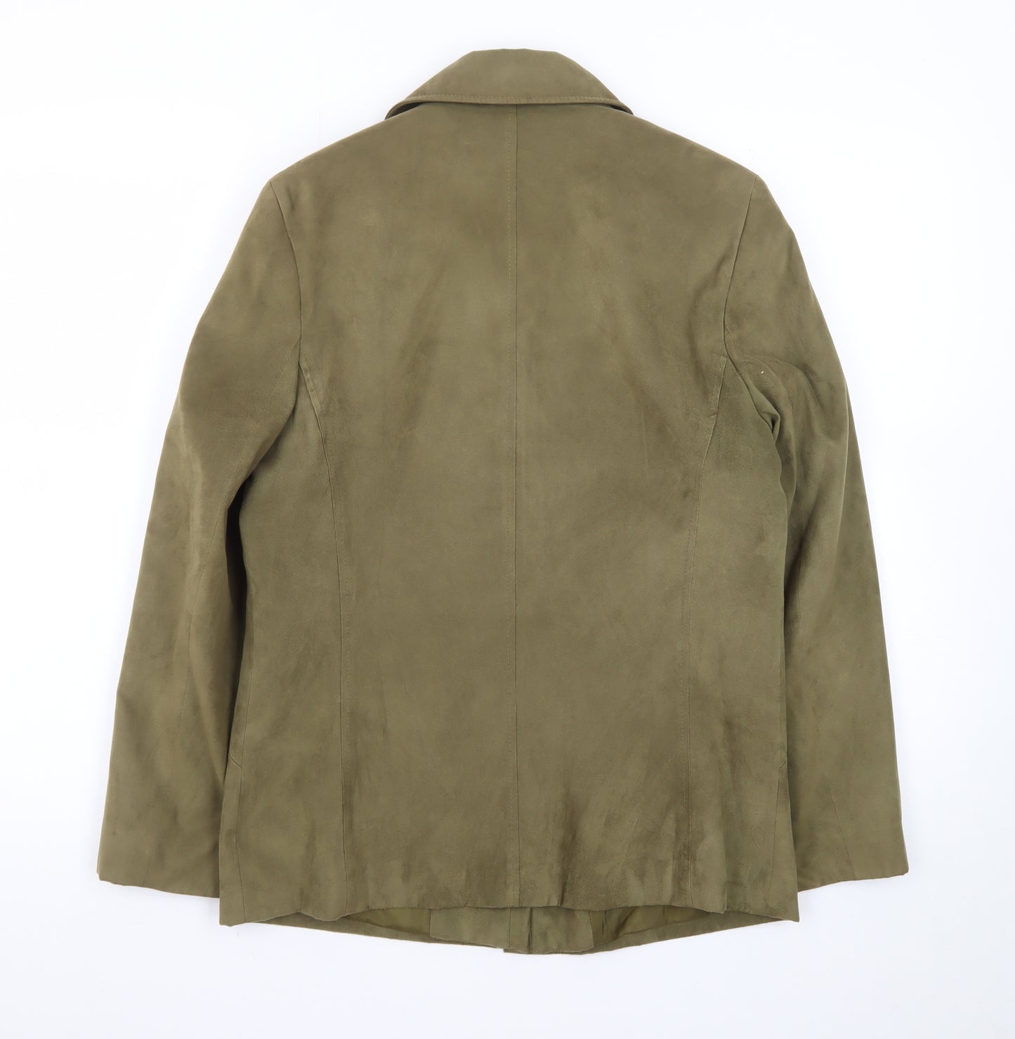 Gelco Womens Green Size 10 Mid-Length Lined Polyester Jacket