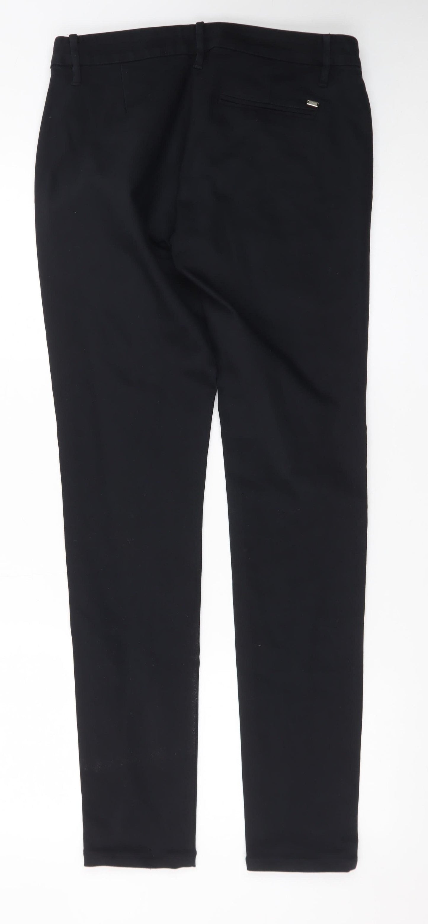Tommy Hilfiger Women's Black Slim Fit Stretch Trousers Size 6