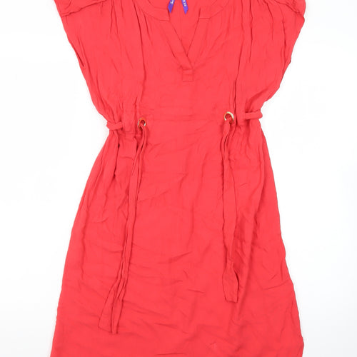 Séraphine Women Red Size 6 Sleeveless Knee Length Shift Dress