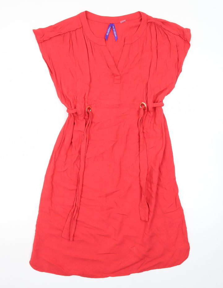 Séraphine Women Red Size 6 Sleeveless Knee Length Shift Dress