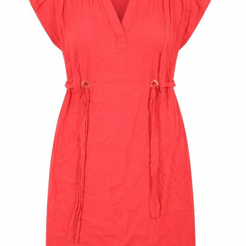 Séraphine Women Red Size 6 Sleeveless Knee Length Shift Dress