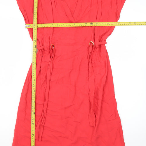 Séraphine Women Red Size 6 Sleeveless Knee Length Shift Dress