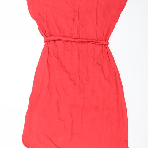 Séraphine Women Red Size 6 Sleeveless Knee Length Shift Dress