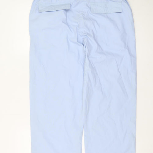 Furcom Women’s Blue Cargo Trousers Size 14 Lightweight Casual