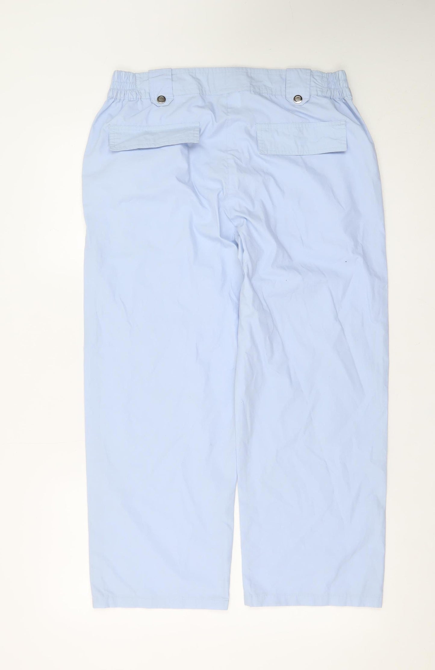 Furcom Women’s Blue Cargo Trousers Size 14 Lightweight Casual