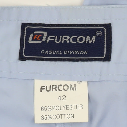 Furcom Women’s Blue Cargo Trousers Size 14 Lightweight Casual