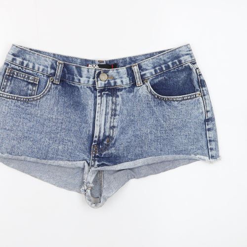 BDG Women Blue Cut-Off Denim Shorts Size 16