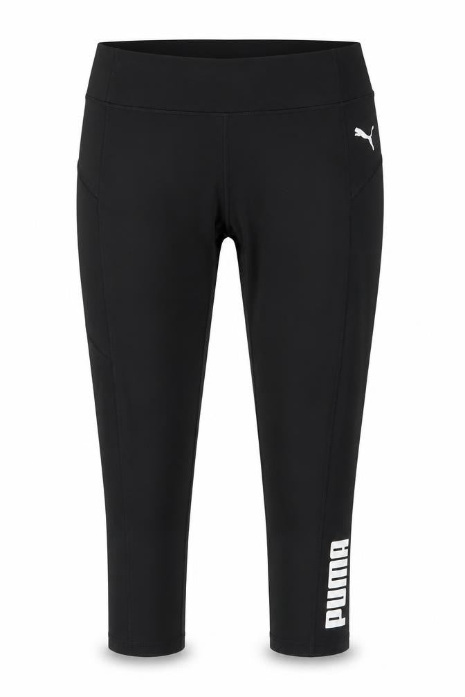 Puma Womens Black L Ankle Leggings Stretch Athleisure Gymwear