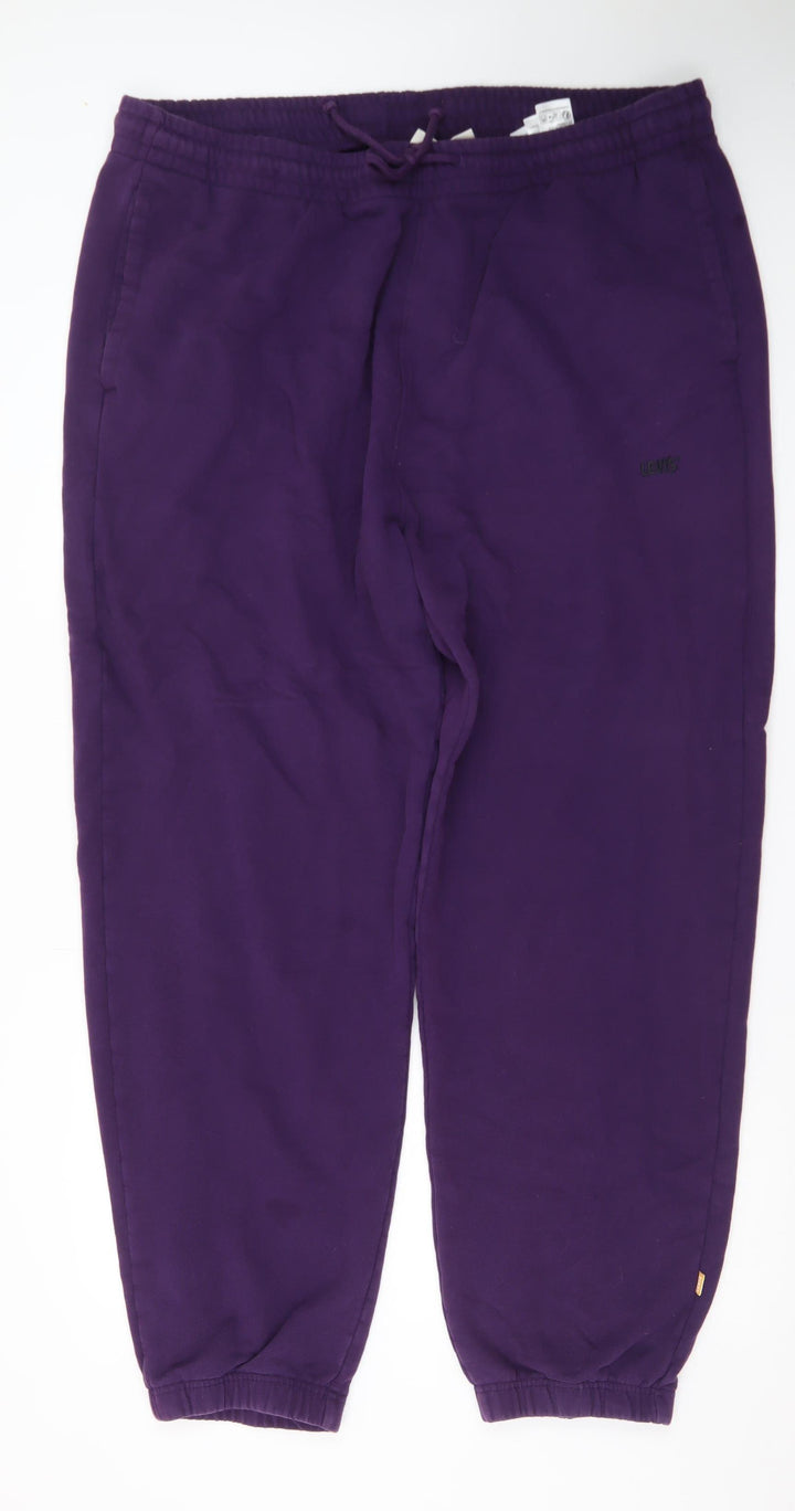 Levi's Women's Purple Cotton Jogger Sweatpants 2XL