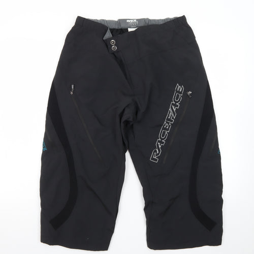 Race Face Men’s Black Biker Shorts Large Nylon Sportswear