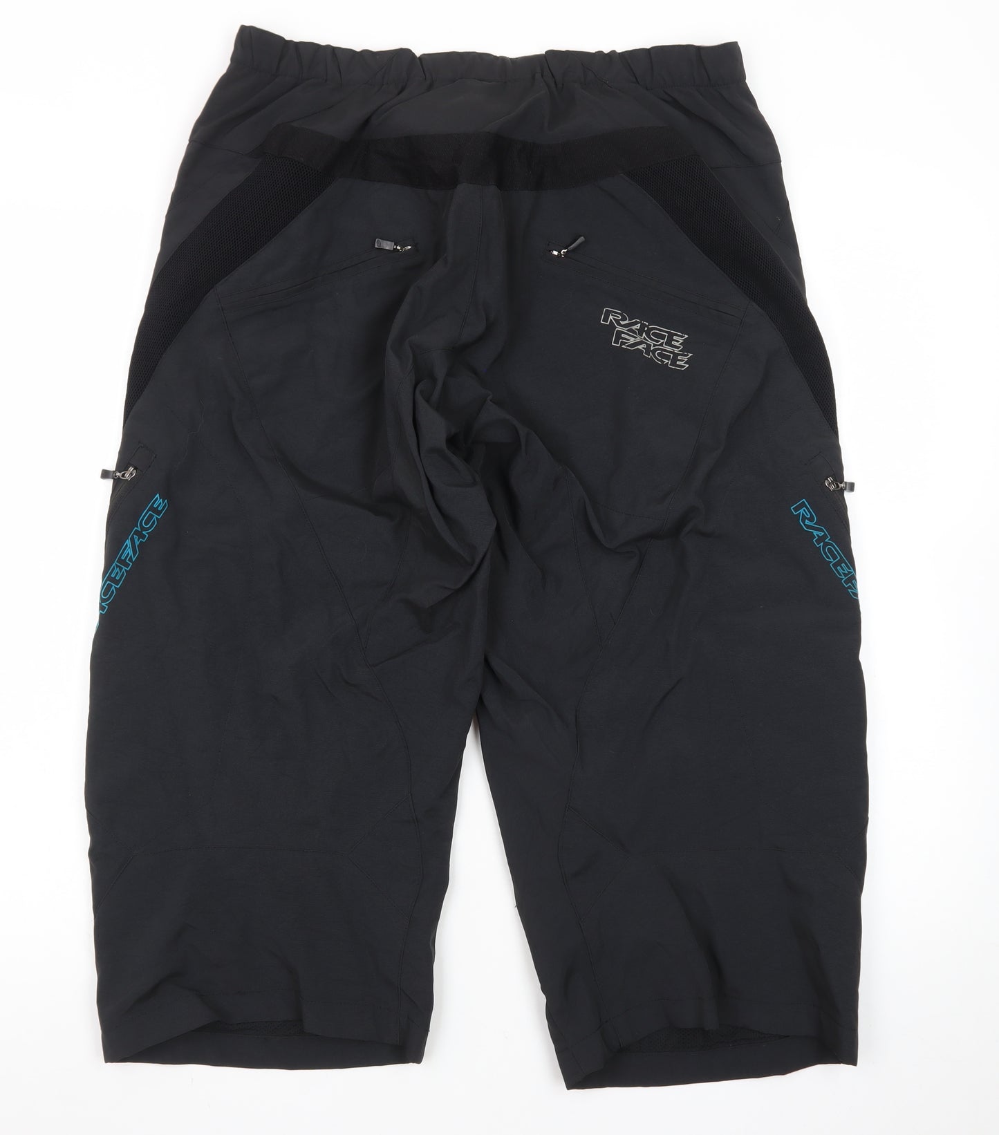 Race Face Men’s Black Biker Shorts Large Nylon Sportswear