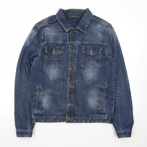 Livergy Women’s Blue Denim Cotton Jacket Size 22 Classic Style