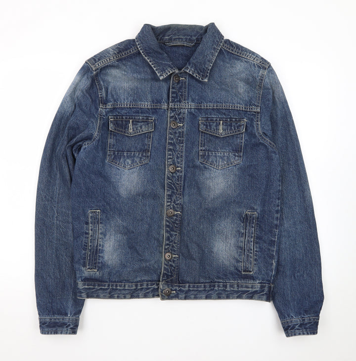 Livergy Women’s Blue Denim Cotton Jacket Size 22 Classic Style
