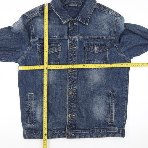 Livergy Women’s Blue Denim Cotton Jacket Size 22 Classic Style