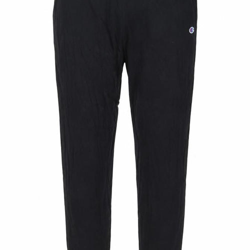 Champion Men's Black 2XL Jogger Sweatpants with Logo and Pockets
