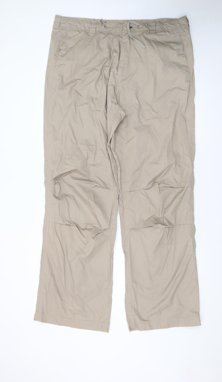 Ben Sherman Men's Beige Chino Trousers Size 2XL Straight Fit