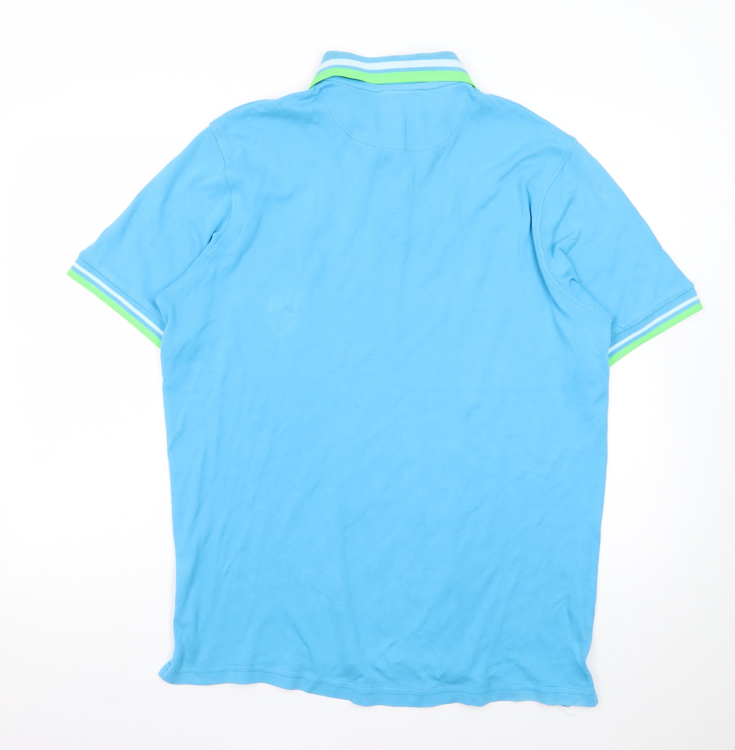 Ralph Lauren Men’s Blue 2XL Cotton Polo Shirt with Logo