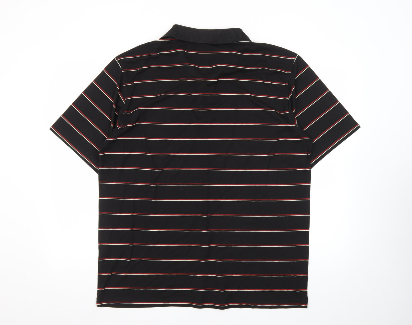 Paul & Shark Men's Black Striped 100% Cotton Polo Shirt XXL