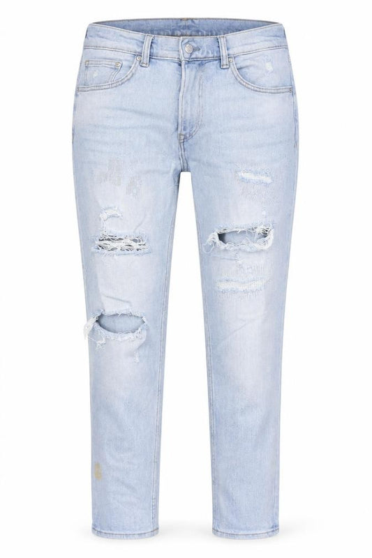 H&M Women’s Blue Skinny Fit Distressed Stretch Jeans Size 4
