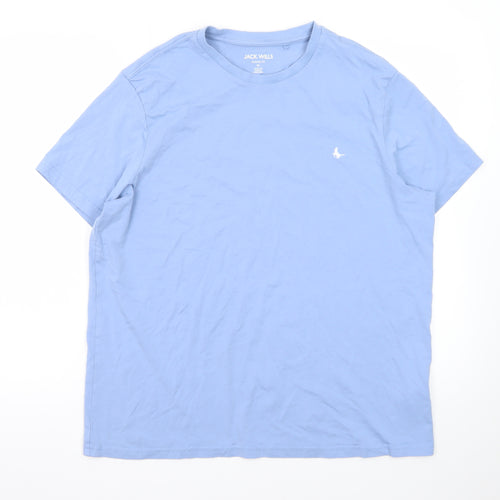 Jack Wills Men's Blue Classic Fit Crew Neck Cotton T-Shirt XL