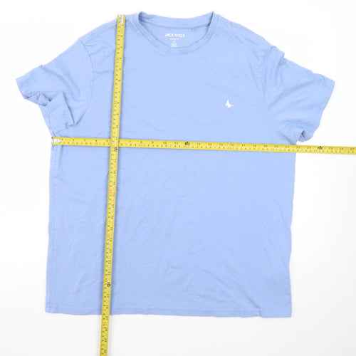 Jack Wills Men's Blue Classic Fit Crew Neck Cotton T-Shirt XL