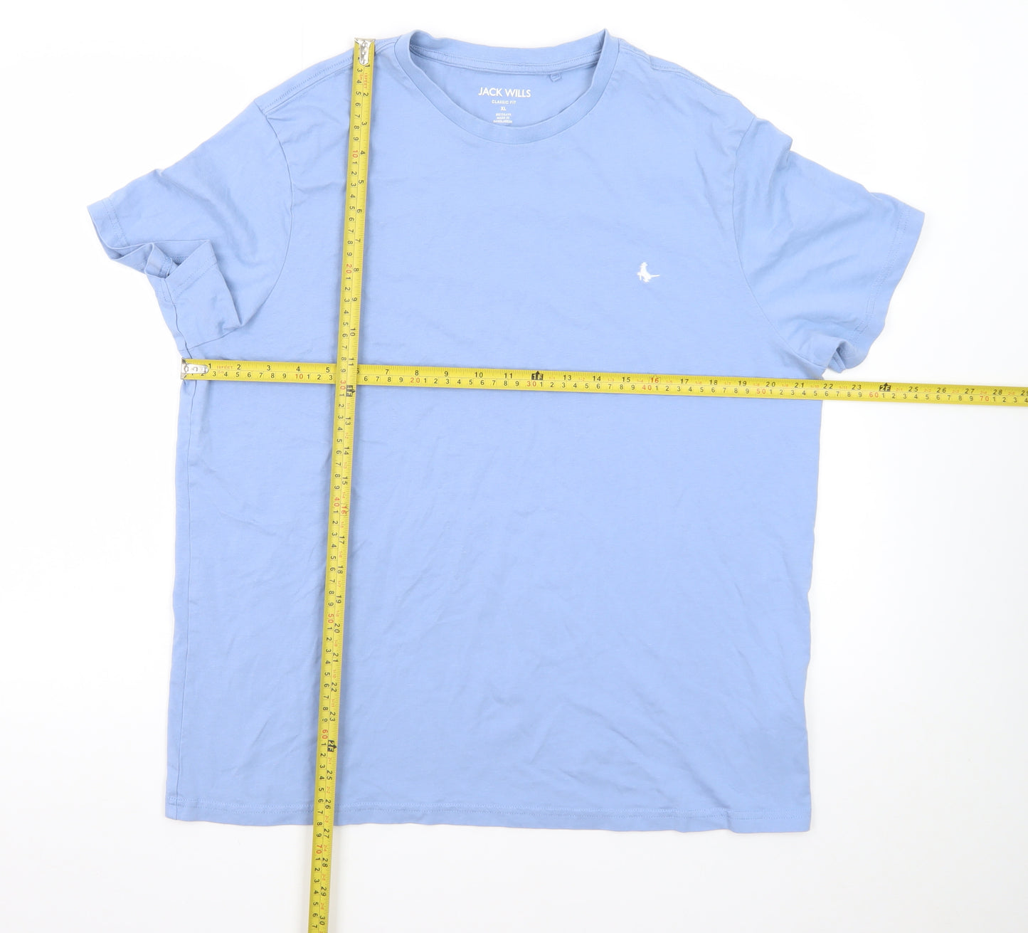 Jack Wills Men's Blue Classic Fit Crew Neck Cotton T-Shirt XL