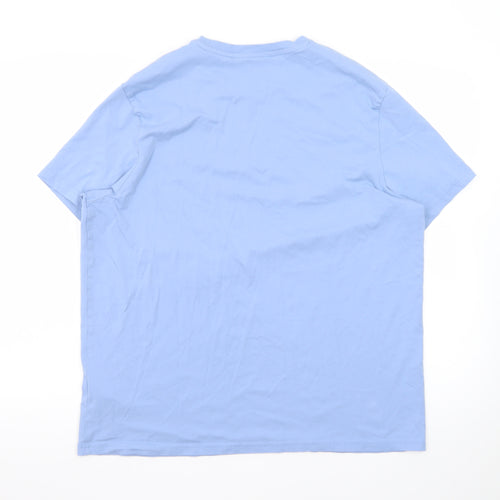 Jack Wills Men's Blue Classic Fit Crew Neck Cotton T-Shirt XL