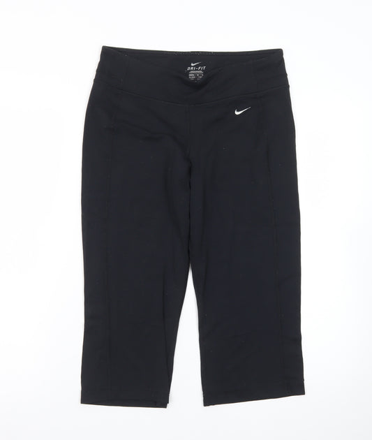 Nike Women's Black Dri-FIT Capri Leggings Size M (12/14)