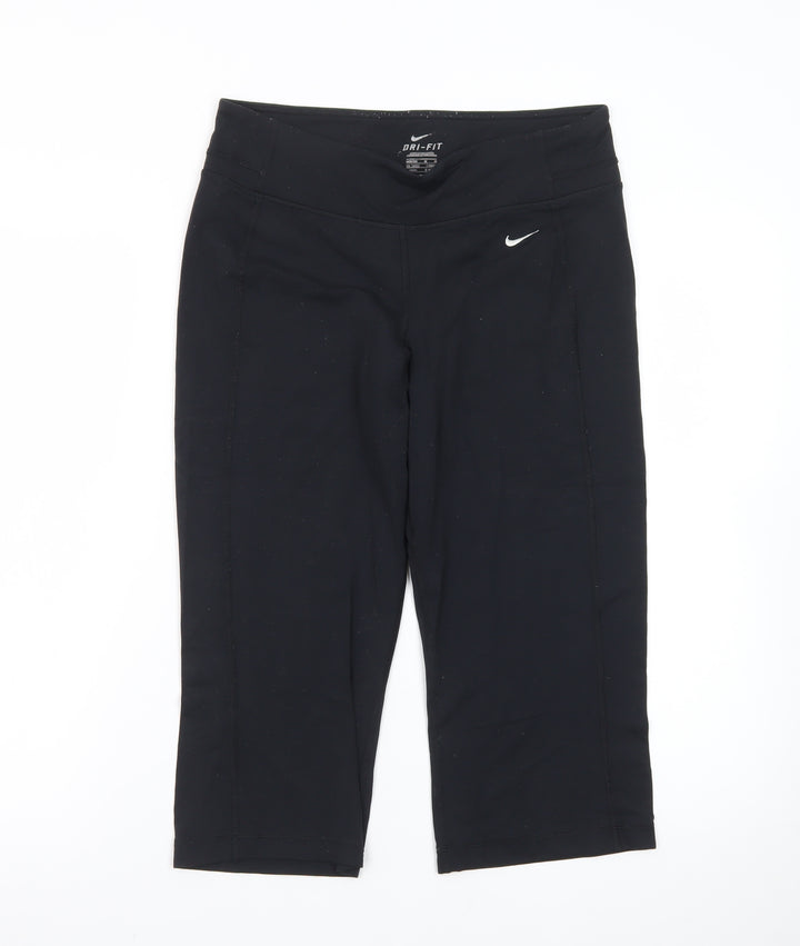 Nike Women's Black Dri-FIT Capri Leggings Size M (12/14)