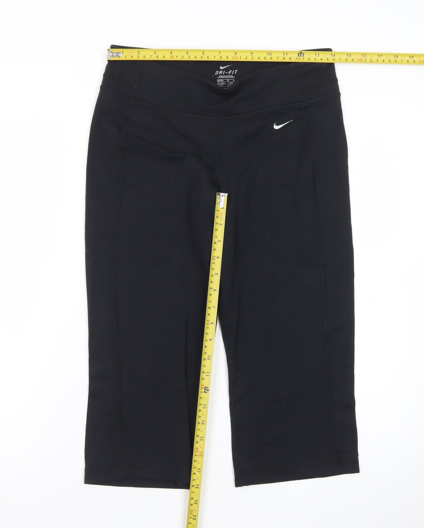 Nike Women's Black Dri-FIT Capri Leggings Size M (12/14)